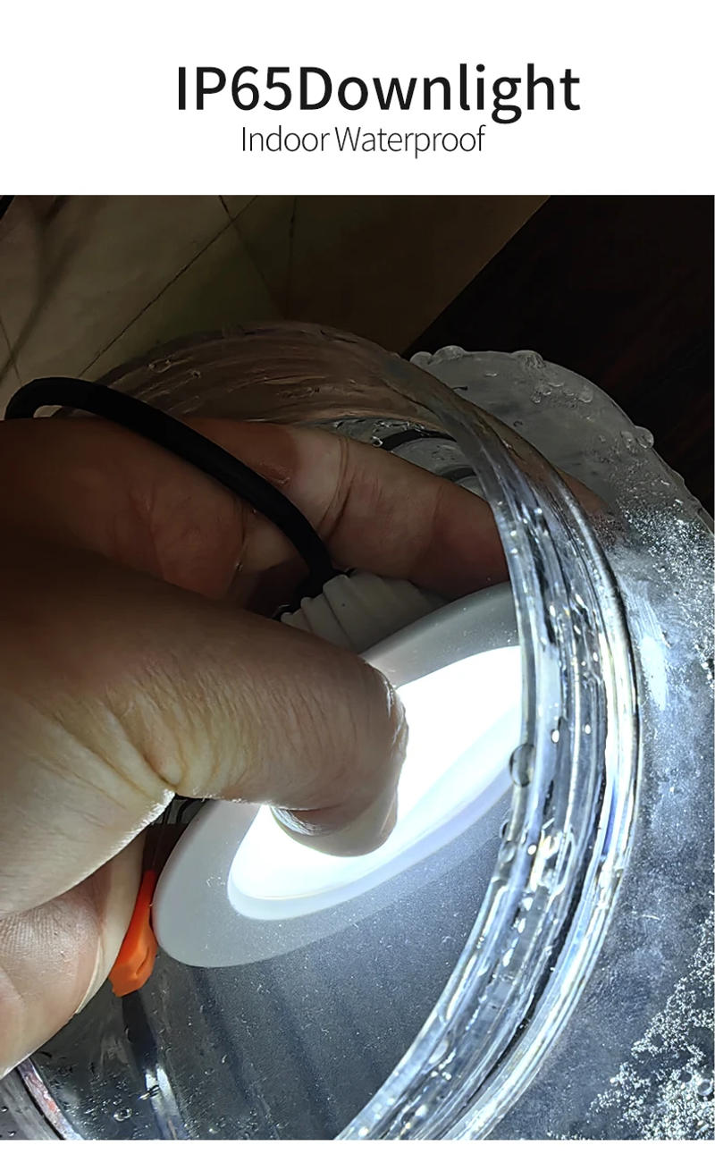 Description Picture 4 of item220V IP65 downlight waterproof DC12V LED ceiling light outdoor spotlights for recessed 3W 5W 12W High brightness lighting