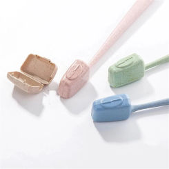 Bathroom Toilet Toothbrush Protective Cover Practical Portable Toothbrush Head Storage Protective Cover Bathroom Supplies