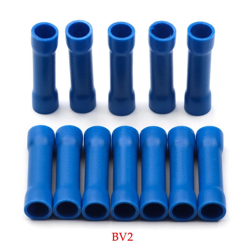 Description Picture 3 of itemAssorted Butt Connector Insulated Crimp Terminals Electrical Cable Wire Connectors BV1.25 BV2.5 BV5.5 Car Accessories