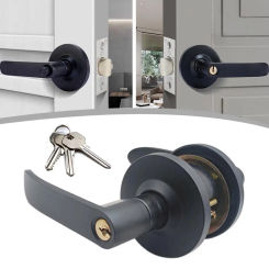 Door Handle Lock Entry Sliding Front Doors Entrance Keyed Locks Home Use For Bedroom Living Room Indoor Household U5M7