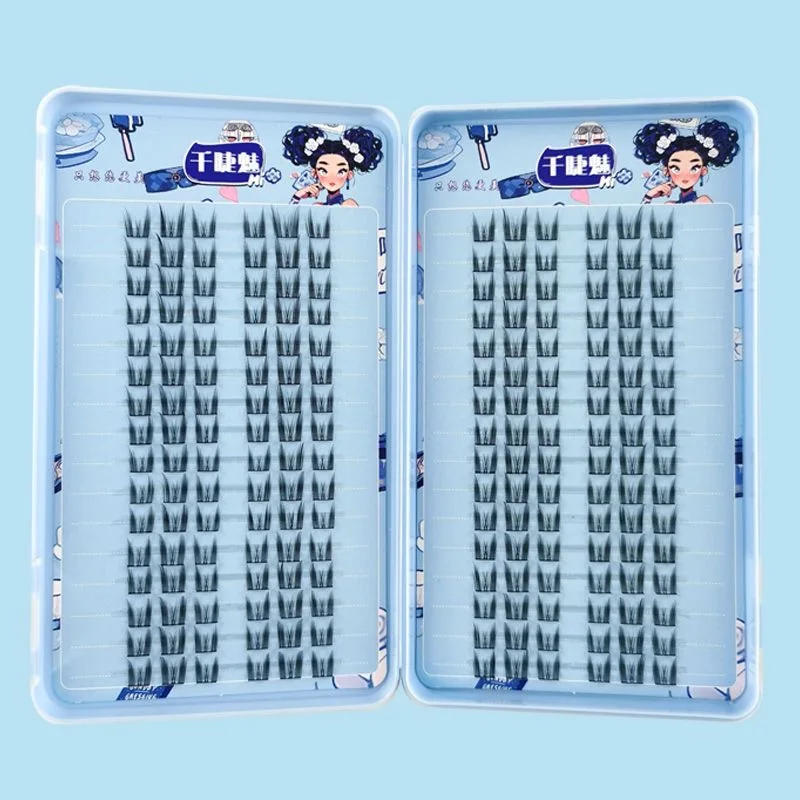 Description Picture 6 of itemLarge Capacity Voluminous False Eyelashes Fluffy Wispy Natural Reusable Lash Easy Application Manga Eye For Daily Use 11-13mm