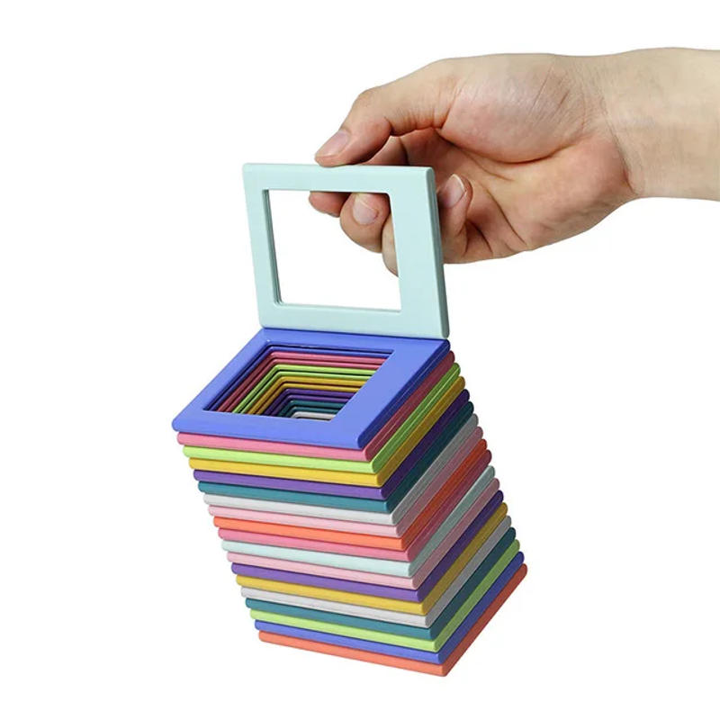 Description Picture 2 of item1/5/10/20pcs Magnetic Photo Frames for Fujifilm Instax Mini Film Papers Double Sided Fridge Picture Frame Magnets Artwork Frames