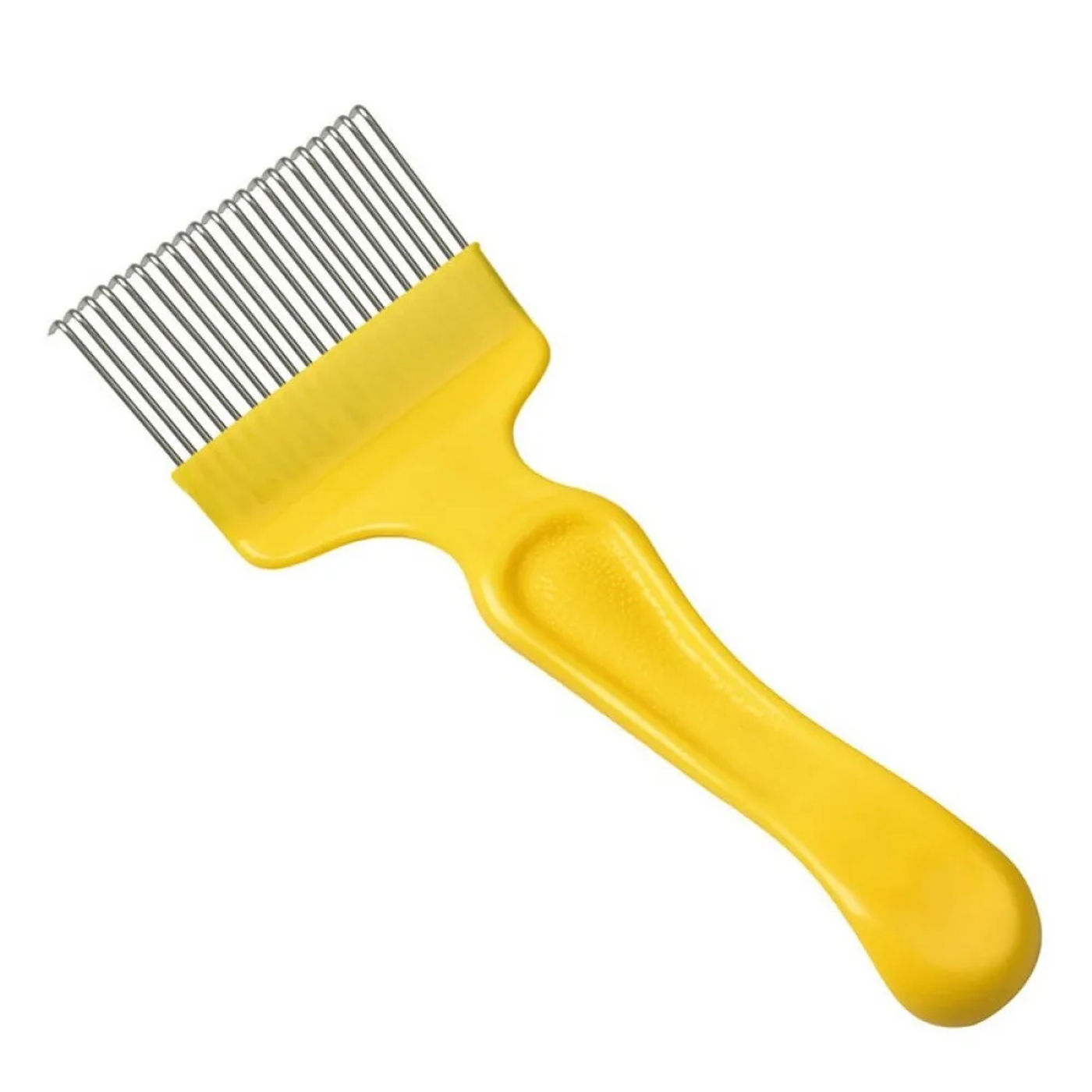 Description Picture 6 of item1pcs 21 Pin Bee Honey Uncapping Fork Sturdy Beekeeping Equipment Honey Scratcher Fork Bee Beekeeping Tool Yellow/Red