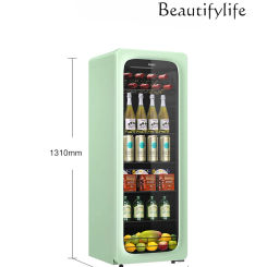 Household living room small refrigerator red wine beverage ultra-thin refrigerator