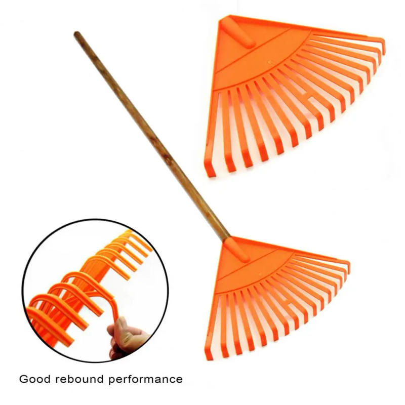 Description Picture 6 of itemGrass Rake Plastic Long Lasting Easy Installation Weed Puller Tool Wide Application Large Leaf Lawn Rake Garden Accessories