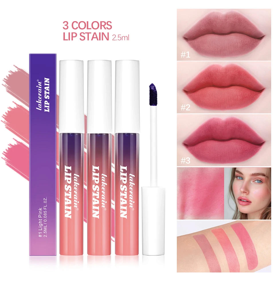 Description Picture 5 of itemMetallic Tear-Off Lip Stain Matte Tattoo Dyed Lip Tint Peel-Off Liquid Lipstick Waterproof Lasting No Fading Lip Gloss Cosmetics
