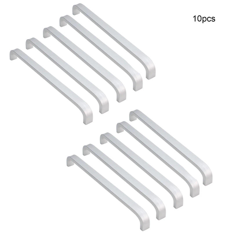 Description Picture 6 of itemDoor Knobs Cabinet Handle 10pcs/set Aluminum Alloy Door Knob Electroplating Handle Silver Color Home Improvement