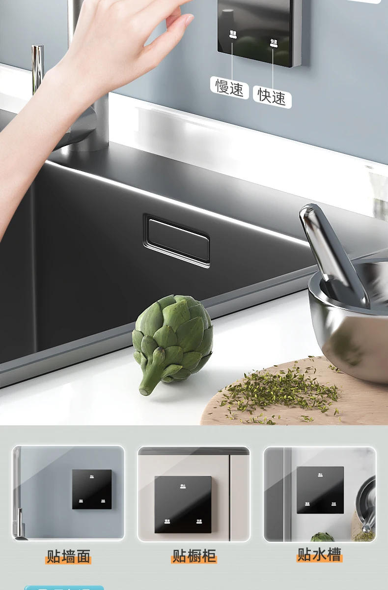 Description Picture 6 of itemKitchen Garbage Disposer Grinder Household Food Waste Wet Garbage Kitchen Food Residue Sink Automatic Kitchen Appliances