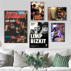 Limp Bizkit Poster No Framed Poster Kraft Club Bar Paper Vintage Poster Wall Art Painting Bedroom Study Stickers
