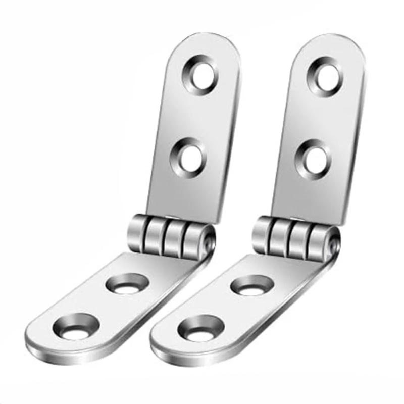 Description Picture 3 of item2pcs 180 Degree Folding Hinges Foldable Table Connecting Hinges Cabinet Door Hinge Heavy Duty Furniture Hardware Accessories