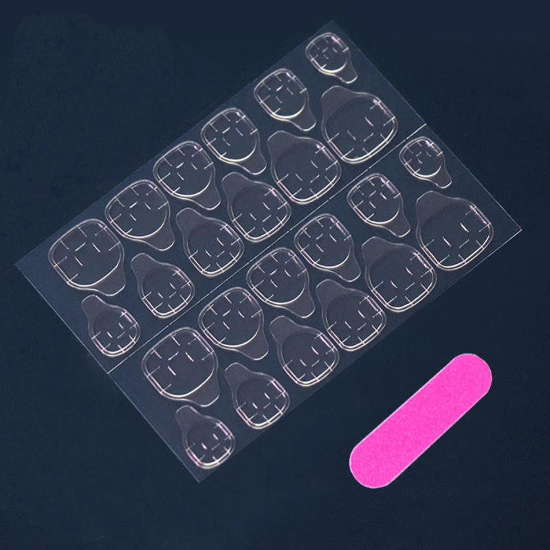 Description Picture 6 of item24 PCs Fake Nails with 1 Nail Glue and 1 Nail File