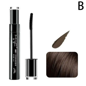 Black Brown One- Hair Dye Mascara Instant Gray Dye Cover White Coverage Hair Cream Up Temporary Root Hair Stick Cover Y8u6