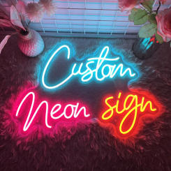 Custom Neon Led Sign Customized Name Wedding LED Neon Lights USB Bedroom Birthday Decoration Home Room Party Wall Decor Signs