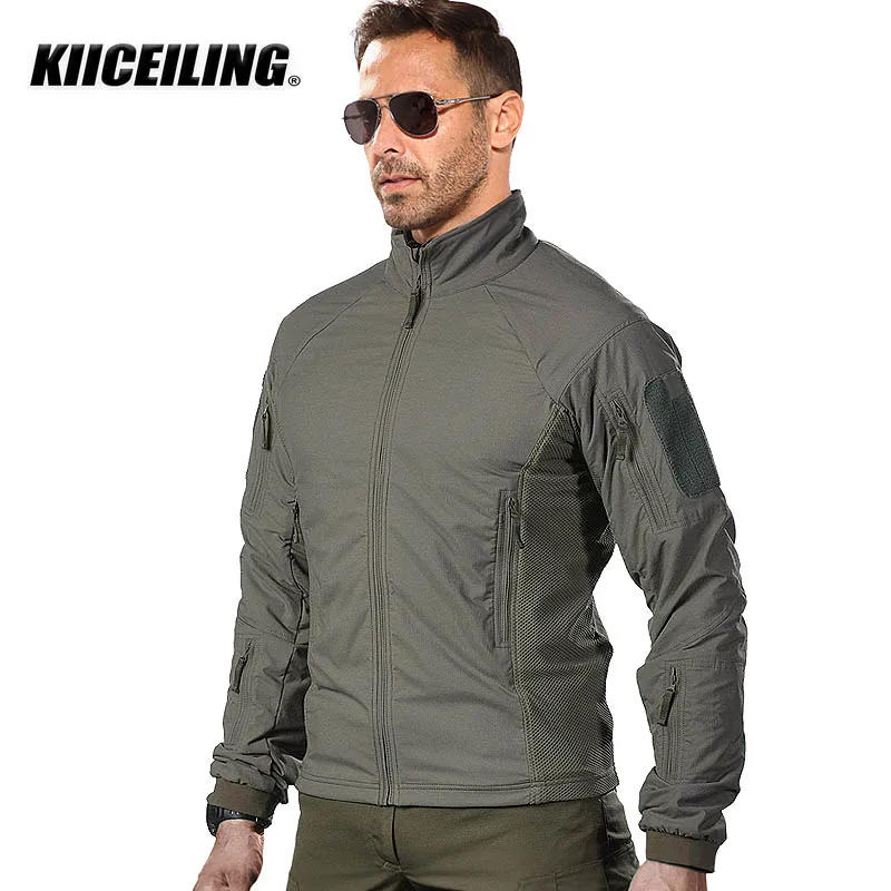 Description Picture 5 of itemKIICEILING Multicam UF-FZ, Hiking Jackets, Tactical Jackets for Men, Ripstop Outdoor Camping Training Hunter Camouflage Coat