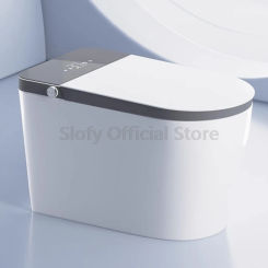 Elongated Smart Toilet Seat Heating Built-in Bidet Water Tank No Water Pressure Limit Intelligent Integrated Toilet Night Light