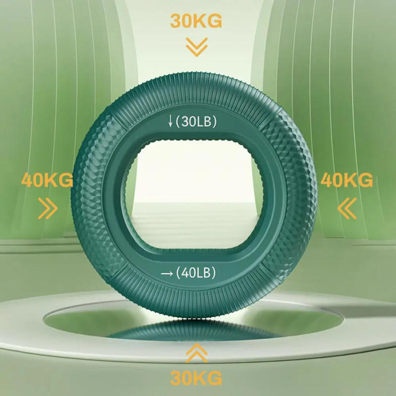 Description Picture 6 of itemAdjustable Hand Grip 20-80LB Silicone Finger Gripper Rings Strengthener Muscle Exerciser Home Gym Strength Training Equipment