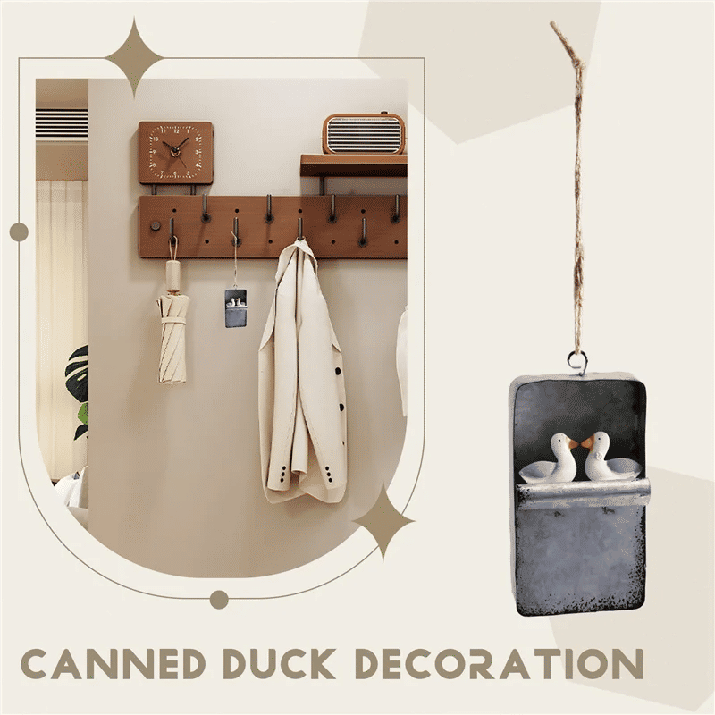 Description Picture 5 of itemB84B-Stylish Hanging Duck Decorative Pendant For Hallway Doors, Businesses Walls, And Home Decor
