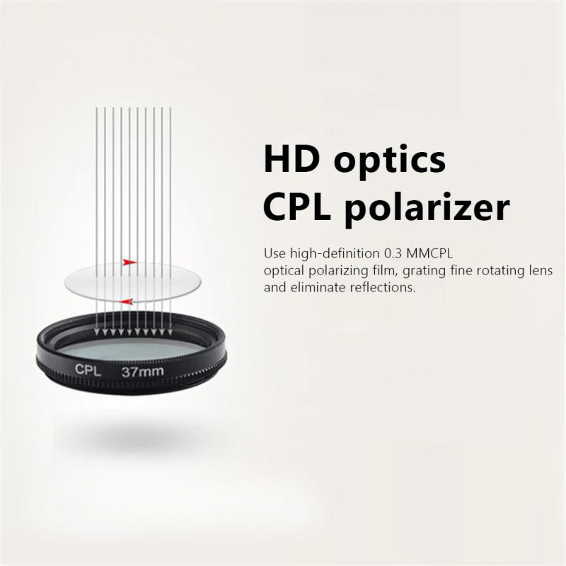 Description Picture 5 of itemUniversal Portable Circular Polarizer Phone Clip Camera CPL Filter Lens Smartphone Circular Polarizer Glass