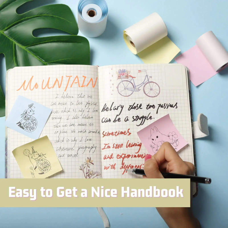 Description Picture 6 of item57*25MM Thermal Paper Label Sticker Self-adhesive Rolls Paper For Mini Printer Instant Print Kids Camera Photo Paper