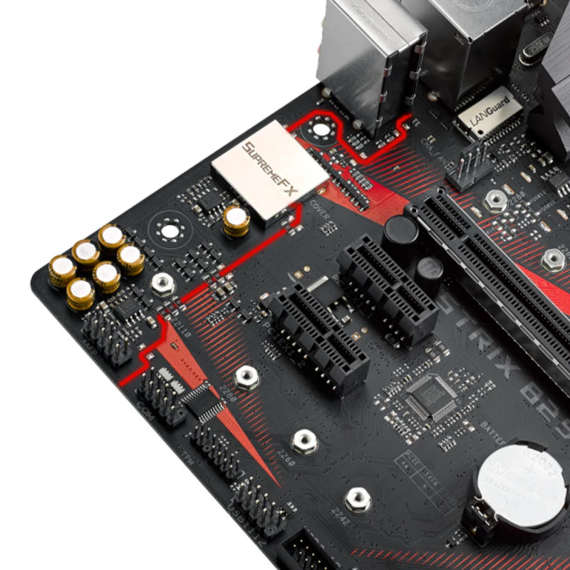 Description Picture 6 of itemASUS ROG STRIX B250G GAMING Intel Soket LGA 1151 for 7th 6th Gen Core i7 i5 i3 4 x DIMM Max. 64GB DDR4 mATX Used Motherboard