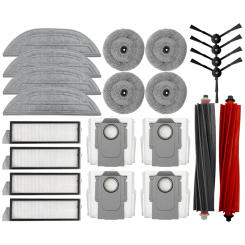 For Roborock S8 Maxv Ultra Robot Vacuum Cleaner Accessories Main Sie Brush Hepa Filters Mop Cloth Dust Bags