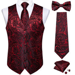 custom Vests For Men Slim Fit Mens Wedding Suit Vest Casual Sleeveless Formal Business Male Waistcoat Hanky Necktie Bow Tie Set