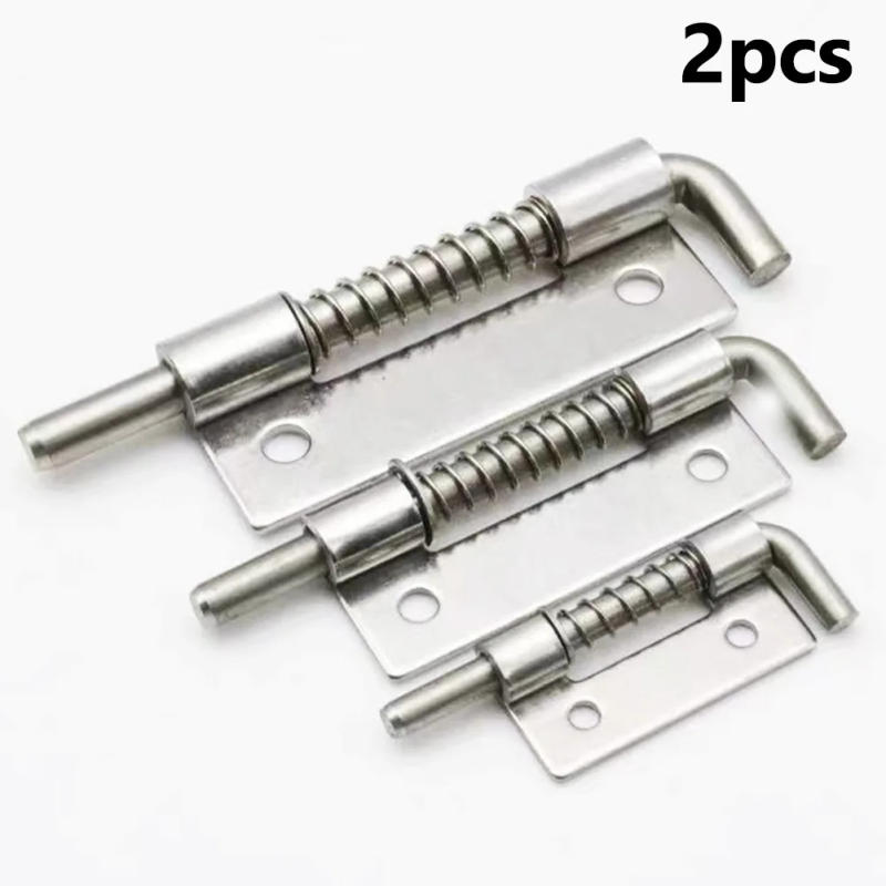 Description Picture 3 of itemFurniture Latches Latch Pin Silver Spring Loaded Latch Pin 304 Stainless Steel Cabinets Door Cabinet Hinges Bedroom
