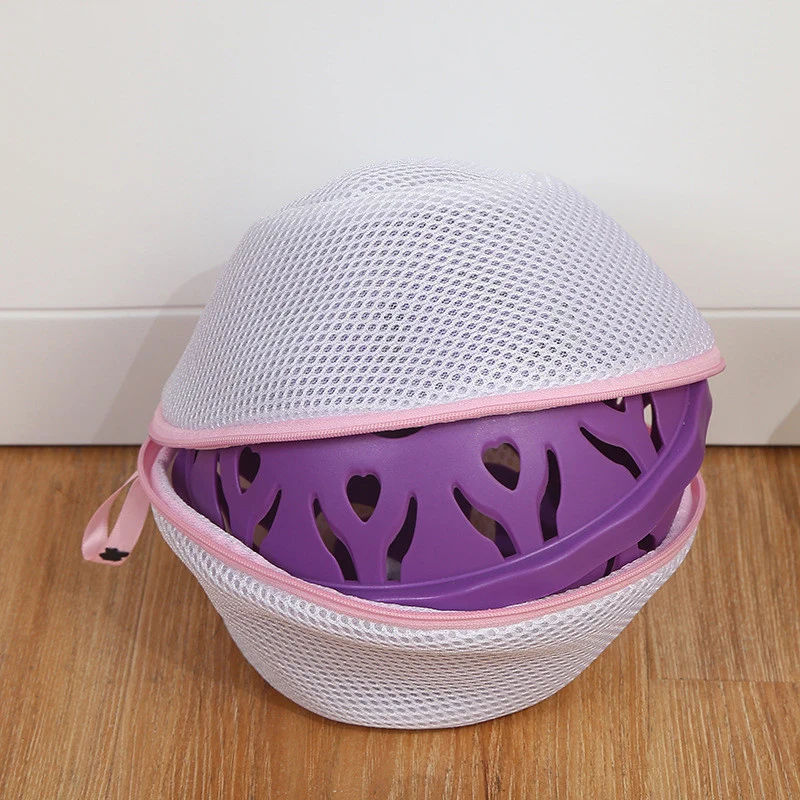 Description Picture 6 of item2022 Folding Laundry Bra Storage Bags Washing Machine White Bra Anti-deformation Underwear Protective Mesh Zipper Bag Organizer
