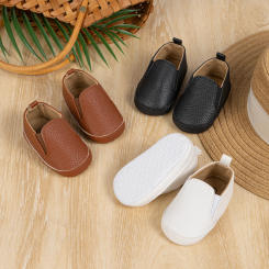 KIDSUN Fashion Casual Baby Boy Infant Cotton Sole First Walker Toddler Baby Loafer Shoes Comfortable Sports Baby Shoes 0-18M
