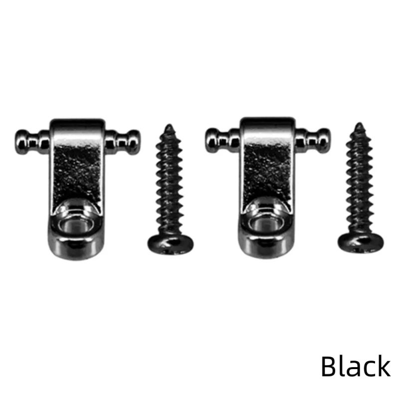 Description Picture 4 of itemGuitar Parts String Retainers Approx.10g Black Gold 0.39 X 0.11inch 10 X 3mm Musical Instruments Parts&Accessories