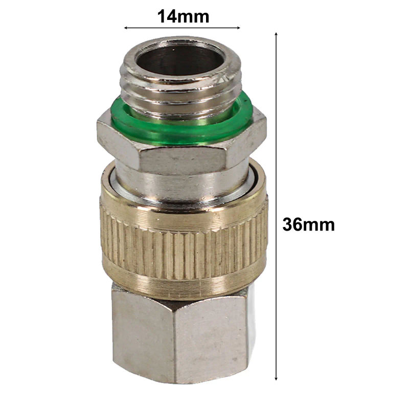 Description Picture 5 of itemCopper Quick Connector for Agricultural Dosing Plunger Pump High Pressure Hose Outlet Pipe Sprayer Dosing Machine Connector