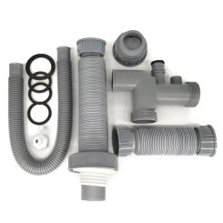 Flexible Sink Drain Pipe with Adapter Expandable Drain Tubing Pipe