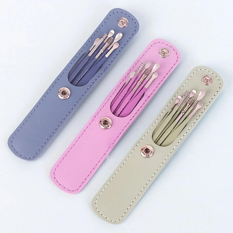 Description Picture 3 of itemEar Cleaner Wax Pickers Earpick Wax Remover Curette Ear Pick Cleaner Kit Spoon Care Ear Clean Tool  6pcs/set