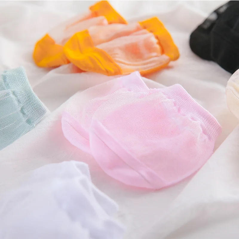 Description Picture 5 of itemForefoot Socks Woman Summer Solid Color Female Half Foot Toe Cover Half Socks Heels Invisible Anti-Slip Breathable Socks New