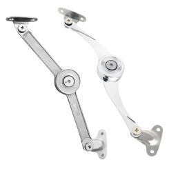 Support Hinge Lid Stay Folding Lid Lift Up Stay Buffer Damper Adjustable Stop in Any Position for Wardrobe Cabinets Door