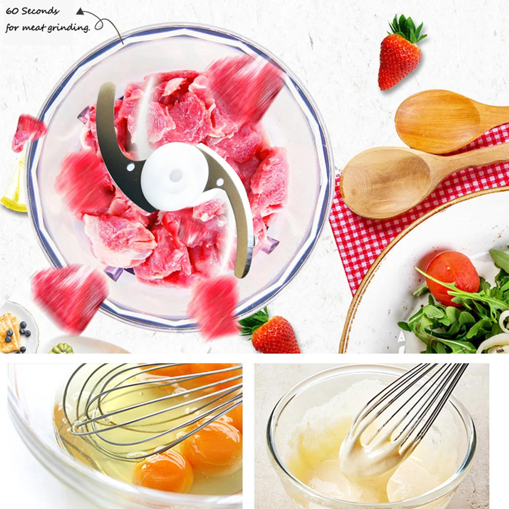 Description Picture 6 of itemMultifunctional handheld cooking stick baby food supplement machine household small electric blender meat grinder cooking machin