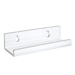 4 Inch Shelf Sleek Acrylic Vinyl Shelf Wall Mount Display for Music Albums Floating Shelves Holder for Bathroom for Vinyl