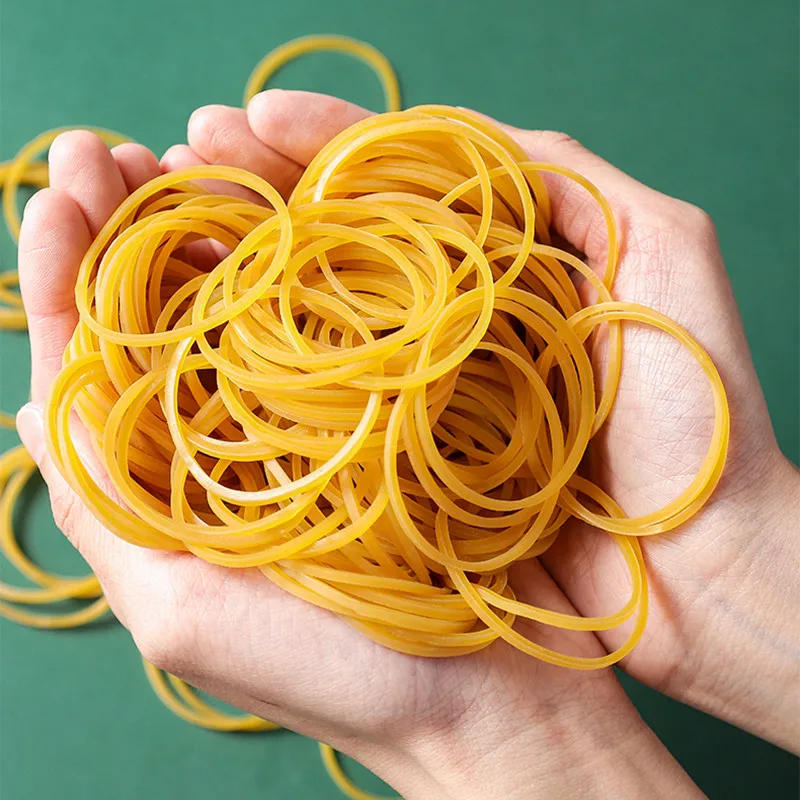 Description Picture 2 of item100pcs Elastic Rubber Bands Bank Paper Bills Money Home Office Stretchable Band Sturdy Rubber Elastics Bands Diameter 40mm