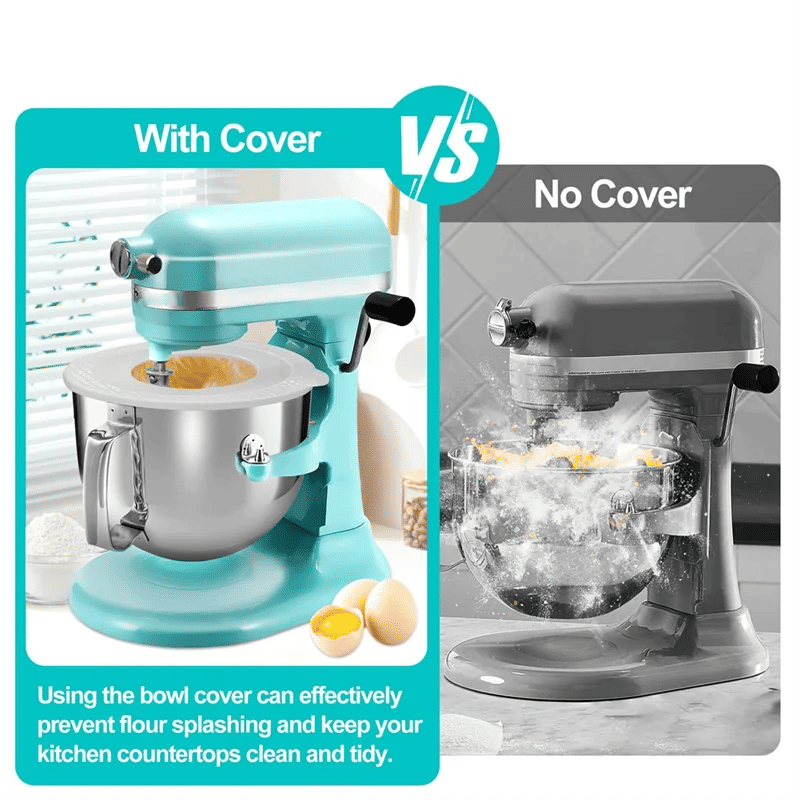 Description Picture 4 of itemA98G-6QT Stainless Steel Mixer Bowl With Bowl Lid Covers & Beater Paddle Attachment Replacement For Kitchenaid Stand Mixer