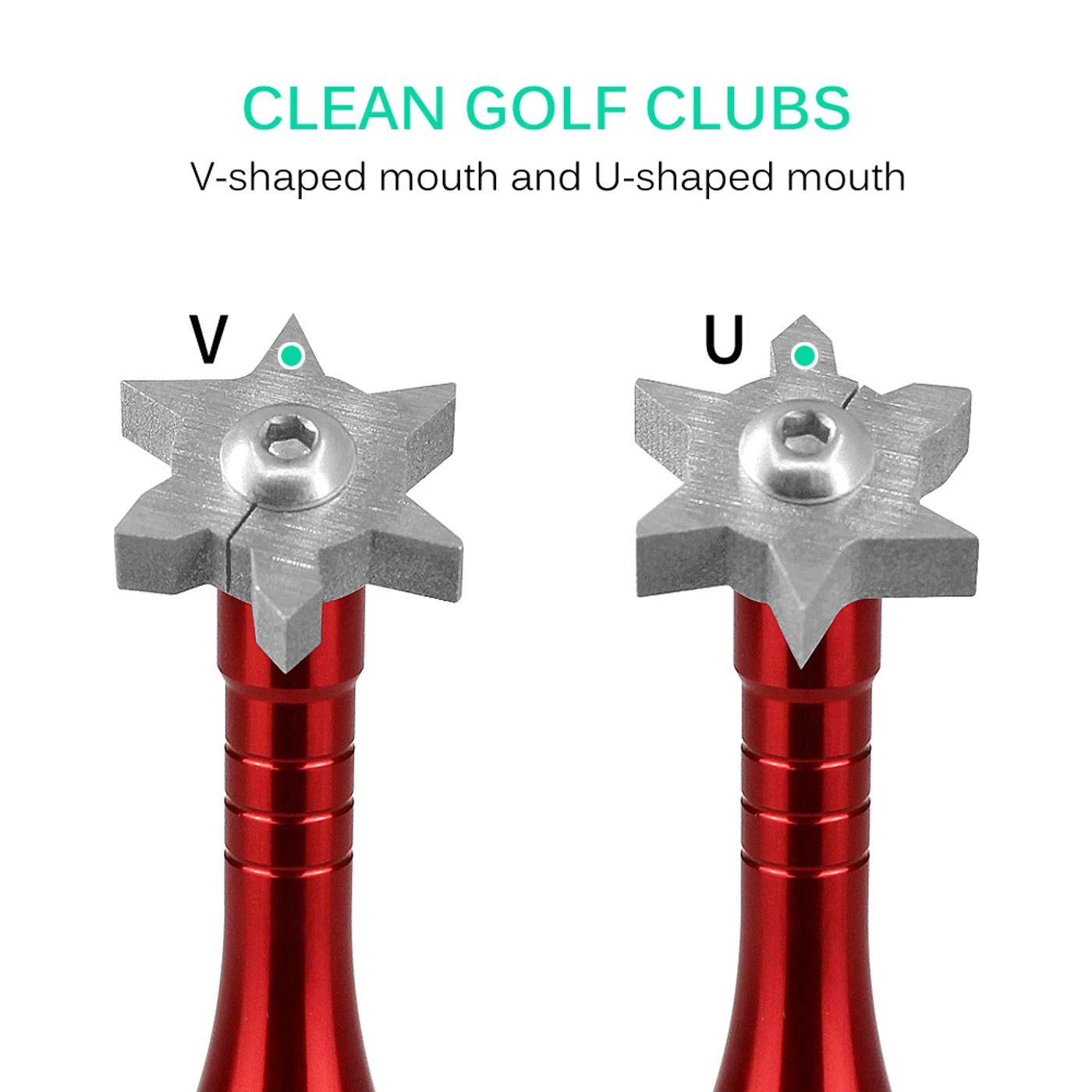 Description Picture 6 of itemPack 1 Pcs Golf Groove Tool Iron Wedge Club Groove Sharpener Cleaner 5 Color Golf Club Clear Tool U V Blade Accesories Drop Ship