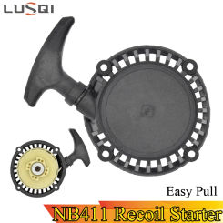 LUSQI Recoil Starter Lawn Mower Gasoline Engine Start Repair Part Fit Robin Grass Trimmer NB411 CG411 BG411 40F-6 Engine Starter