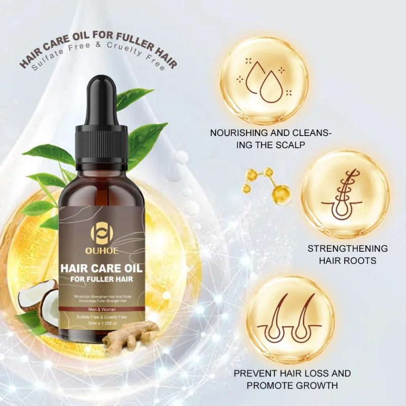 Description Picture 4 of itemHair Growth Products Rosemary Essential Oil Fast Regrowth Hair Prevent Loss Multi-effect hair care For Men/women