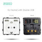 EU USB Part White