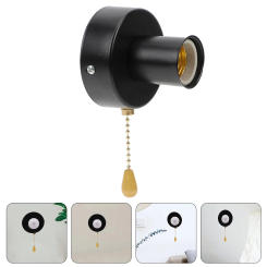 Pull Switch Pullswitch Lamp Holder Base Wall Light Lampholder with Chain Parts Ceiling Accessory Fixture