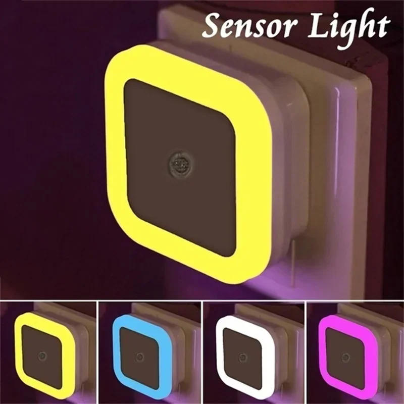 Description Picture 2 of itemWireless Sensor LED Night Light EU Plug Mini Square Night Lights For Baby Children Living Room Bedroom Corridor Lighting Lamp