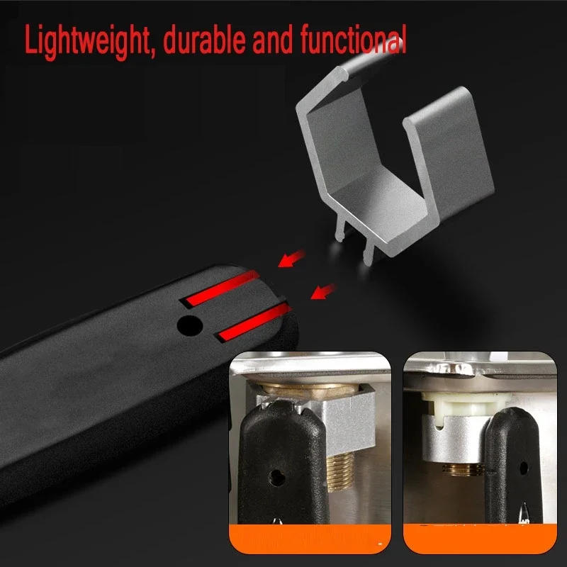 Description Picture 5 of itemMultifunctional Bathroom Wrench Universal Adjustable Double-ended Wrench Aluminium Alloy Open End Spanner Home Repair Hand Tool