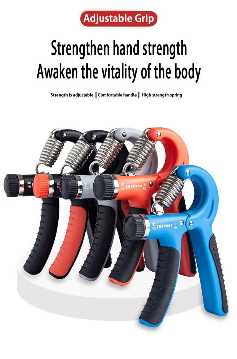 Description Picture 2 of item5-60Kg Adjustable Heavy Gripper Fitness Hand Exerciser Grip FatGrip Wrist Increase Strength Spring Finger Pinch Carpal Expander