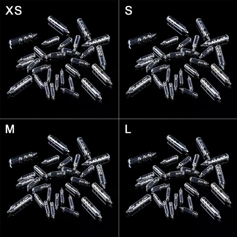 Description Picture 3 of item10pcs Baits Tools Fishing Bead Sound Bar Steel Ball Shake Attract Glass Attract Fish Tie Tying Sound Bar Soft Fishing Lure