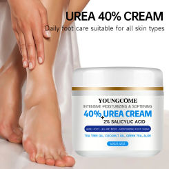 Foot Cream Urea Cream40% plus Salicylic Acid2% to Soften Cracked Feet - Moisturizing Gentle Exfoliating Daily Foot Care Solution