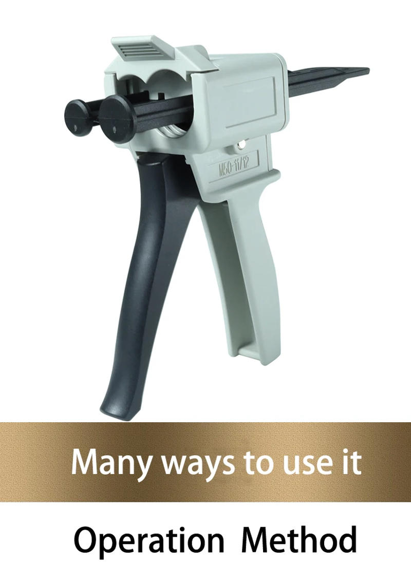 Description Picture 4 of itemEpoxy 50ml 112141 Two Adhesive Manual Portable Dispensing Ab Glue Gun For ab Glue Cartridge